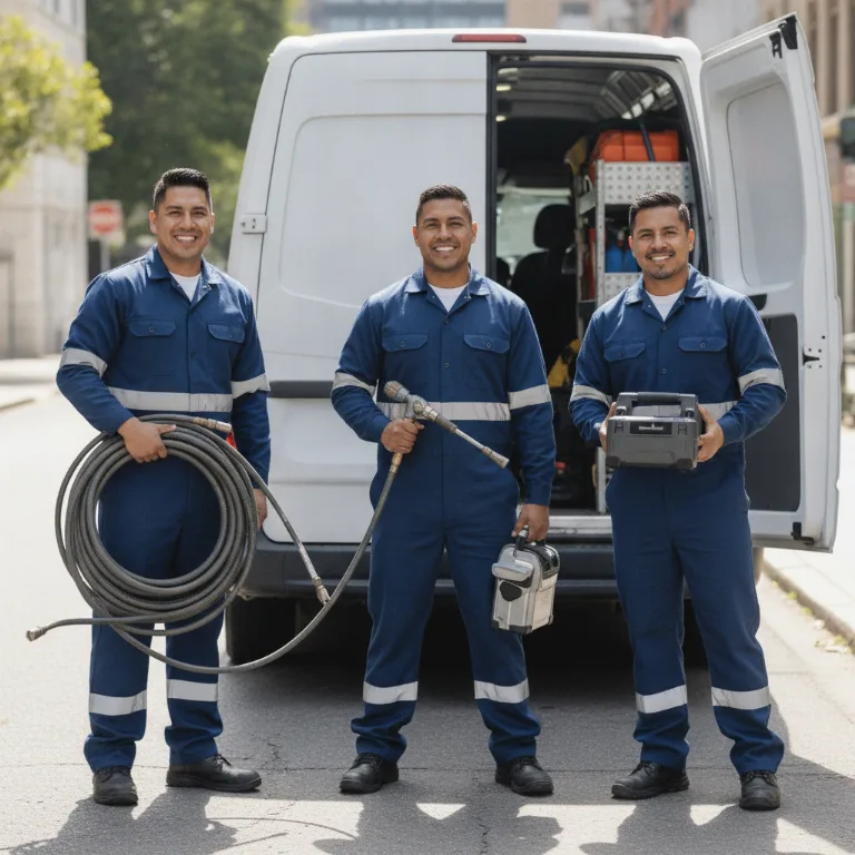 Destapar Drenajes equipo en Rosarito